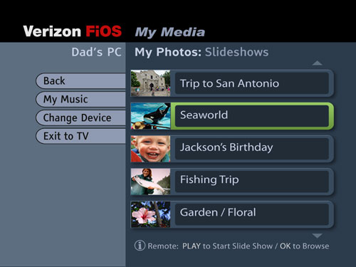 Media Manager Interface