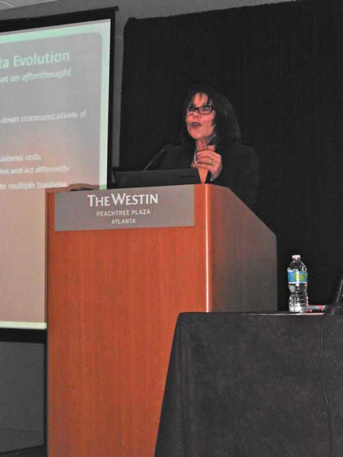 Dr. Rubina Ohanian, Big Data and Analytics, IoT, AT&T Mobility, is a PhD, tells the audience about the coming big data analytics revolution.
