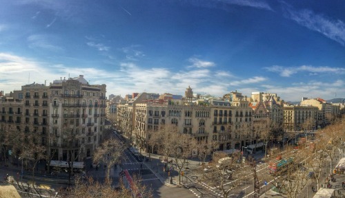The view from LRTV Producer Will Allen's room. Nothing says Barcelona like Gaudi's home in the distance.