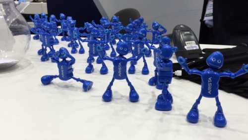 Arista's blue men welcome you to BTE 2015!