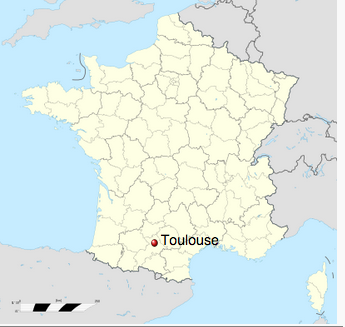 The fourth largest metropolitan region in France, Toulouse is a center of technology and aerospace. (Source: Wikipedia.)