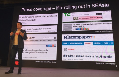 WiFi customers in Thailand can now get higher-speed connections than many broadband users in Australia, says Tim Parsons, iflix's technical adviser.