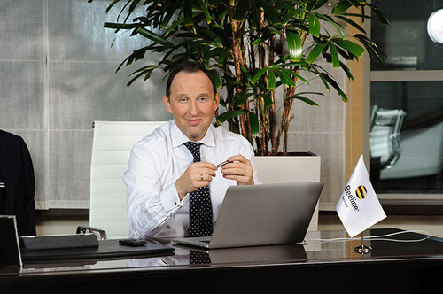 The now former Beeline CEO Mikhail Slobodin, whose next career move could be as the bad guy in Die Hard 6.