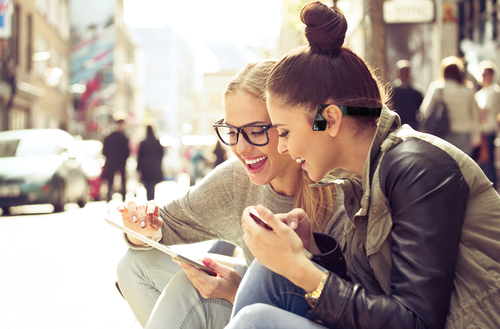 I wonder whether these women also appear in any stock photos of women laughing alone with salad.