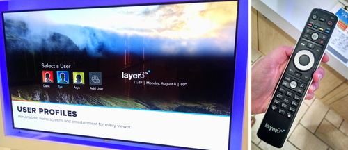 Layer3 TV demo plus remote