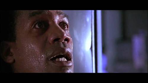 Terminator 2's Miles Bennett Dyson (pictured, as played by Joe Morton in the movie) develops an AI called Skynet that starts a war against humanity.
