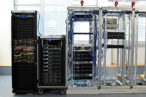 Test bed where EANTC put participating NIA member products through their interoperability paces.