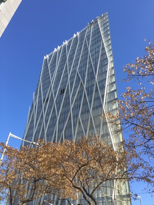 Telefonica's state-of-the-art office building in the Catalan capital of Barcelona.