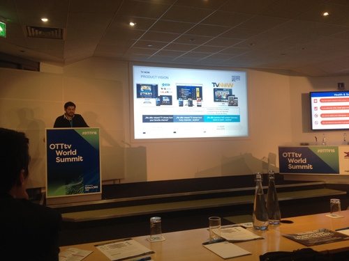 RTL's Dube Presents at the OTTtv World Summit in London.