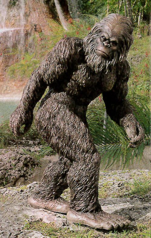 What's scarier than a yeti peeking 'round a tree? A yeti that looks slightly like your first girlfriend in high school. 