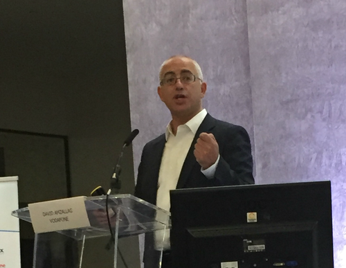 David Amzallag, speaking at Light Reading's 2016 OSS event in London.