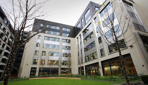 Facebook's new office near Oxford Street in central London.