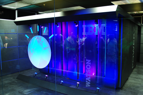 IBM Watson prototype, 2011. Photo by Clockready - Own work, CC BY-SA 3.0, Link 