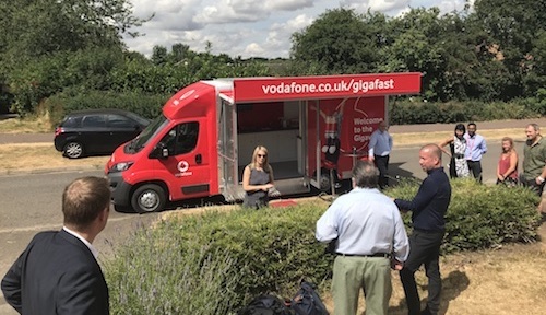 Vodafone and CityFibre take their gigafast show onto the roads of Milton Keynes.