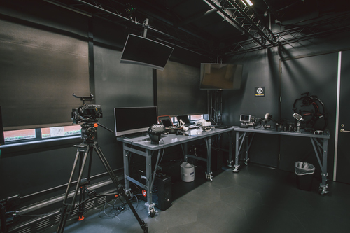 A workbench in the StudioLAB has a lot of consumer and professional 'toys' for content creators to take on storytelling challenges. Photo courtesy of The Walt Disney Studios.