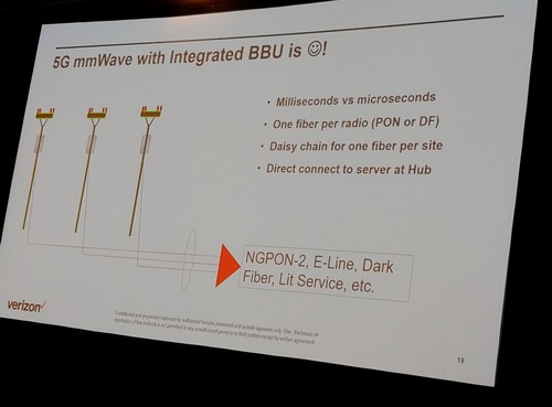 This is one 5G integration option. The 3GPP is also examining 5G mmWave integrated with backhaul. There's no word yet on when that integration might be available.