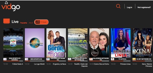 At launch, Vidgo is supporting web browsers, iOS and Android mobile devices, with plans underway to extend its reach on Roku players and Roku TVs, Apple TV boxes, Fire TV devices and Google Chromecast.