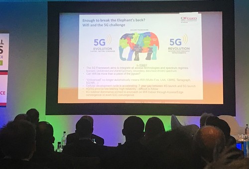 Attendees at this week's Wireless Global Congress gather round for a glimpse of the fabled 5G elephant.