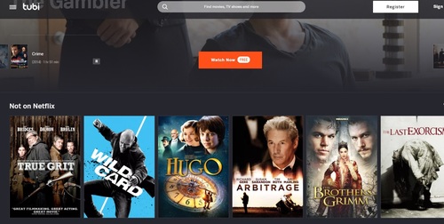 To push its free, ad-based content agenda, Tubi likes to spotlight some content that isn't offered on the popular SVoD service.