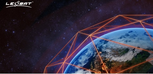 A rendering to illustrate the interconnected, fishnet-style grid LeoSat has in mind with its proposed network of laser-equipped low-Earth-orbit satellites. Source: LeoSat.