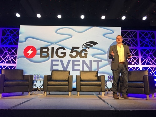 Shown here presenting at Light Reading's recent Big 5G Event, Ibrahim Gedeon of Canada's Telus is no fan of private 5G.