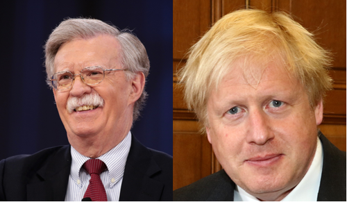 John Bolton (left), the US national security advisor, met Boris Johnson, the UK's prime minister, in London this week.