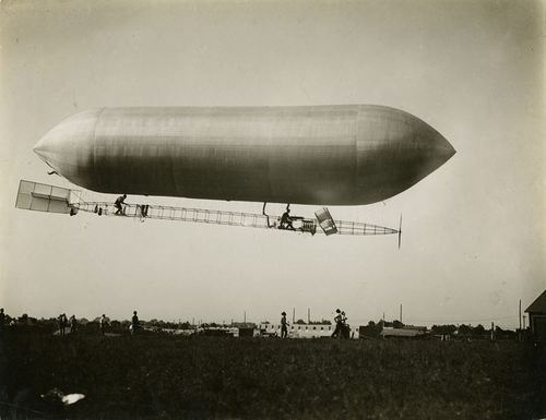 The Baldwin Dirigible airship, in service for the US Army about 1908-1912. Via the National Museum of the US Air Force