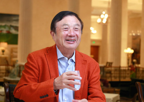 Ren Zhengfei, Huawei's founder, during one of his recent interviews with the media.