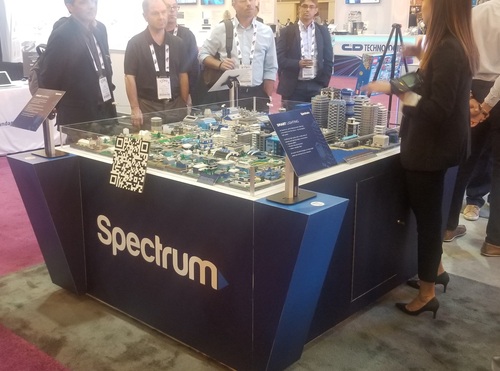 Charter's Lego smart city is comprised of more than 50,000 pieces from 20 countries, 75 feet of wiring and took 541 man-hours to build.