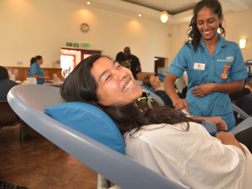 Giving blood can be fun – honest!