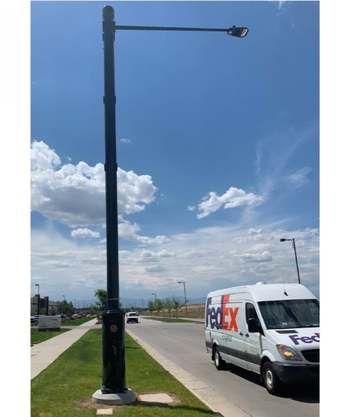 Some carriers have already been working with utilities to 'hide' their small cells near the tops of street lights. (Source: Xcel)
