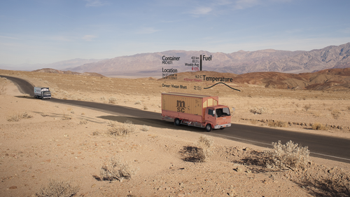 Trucking is one of the industries that Skylo imagines its product could be used in. (Source: Skylo)
