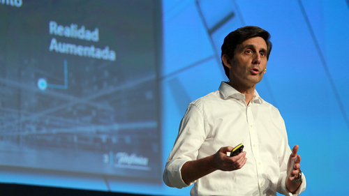 Think big: Telefonica CEO Jose Maria Alvarez-Pallete announced the creation of the Tech business unit in 2019 as part of a wider restructure. Picture source: Telefonica