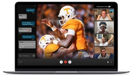 Dish said the return of live sports and new features helped the Sling TV streaming service bounce back in Q3. Sling TV's 'Watch Party' feature, currently offered on Sling TV's app for web browsers, lets subs sync up streams with up to three guests.