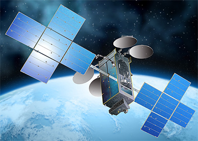 The delayed Jupiter 3 satellite will give HughesNet a massive capacity boost. Pictured is an artist rendering of the Jupiter 3 satellite
(Source: Gunter's Space Page)