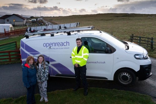 Remote working: Openreach's Jack Scobie brings gigabit joy to South Whiteness, Shetland