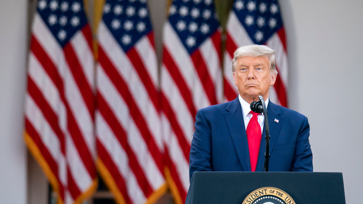Fear and sadness: Trump is gone – and so is the ban on investing in Xiaomi, at least for now. (Source: The White House)