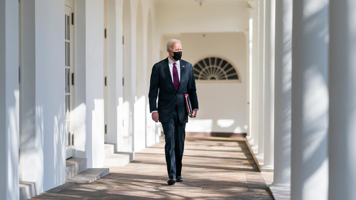 Walk it through: Biden may be dismantling a lot of the past four years, but he's still keeping Chinese tech at arm's length. (Source: The White House) 