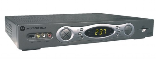 A Motorola DCT 6200 cable HD receiver. 