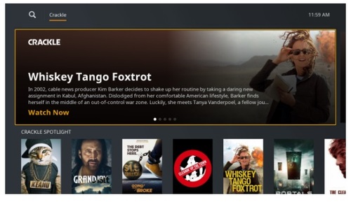 Crackle, a free, ad-supported streaming service, is among the OTTs that have been woven into Plex's platform. This screenshot is an example of Plex on Roku's platform.
(Source: Roku Channel Store)