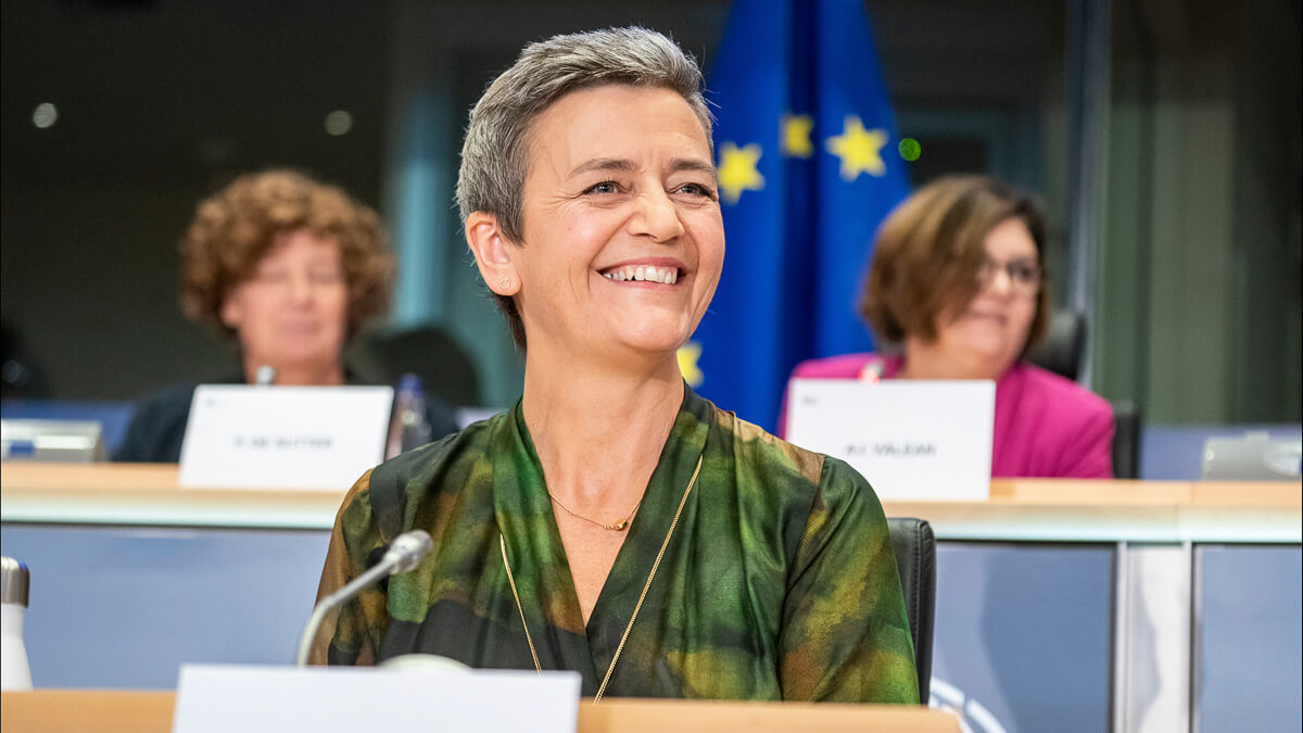 Don't panic: EC Executive Vice President Margrethe Vestager says the majority of companies affected will be European. (Source: European Parliament on Flickr, CC2.0)