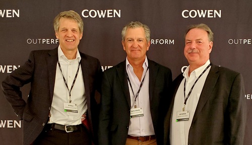 Jay Rolls (far left) joined Broadband Success Partners this summer. He's joined by company principals David Strauss (center) and Jack Burton.
(Image source: Broadband Success Partners)