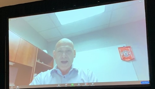 Mike Irizarry of UScellular speaks virtually at the Big 5G Event.