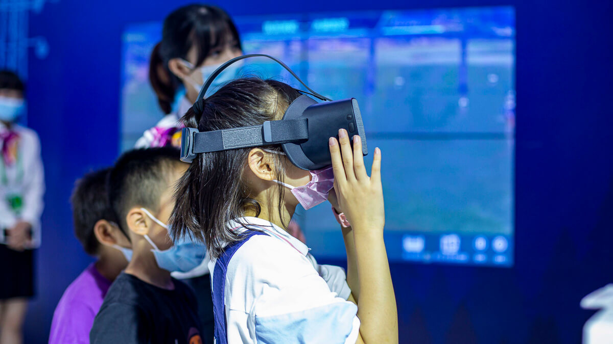 So meta: China was racing towards the Metaverse before Facebook's change to Meta, as companies try to cash in. (Source: Sipa US/Alamy Stock Photo)
