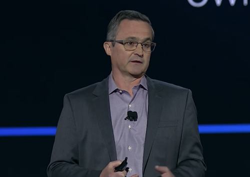 Dish Network's Marc Rouanne. (Source: AWS re:Invent)