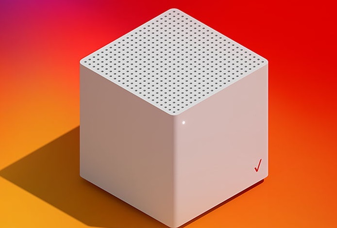Verizon expects its fixed wireless access business to expand as it ramps up the deployment of C-band spectrum. Pictured is the CPE for Verizon's 5G Home service.
(Image source: Verizon)
