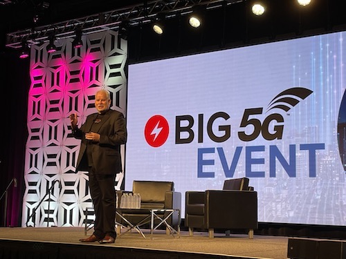 T-Mobile's Neville Ray aims to reach 260 million people with mid-band 5G this year. (Photo by Iain Morris)