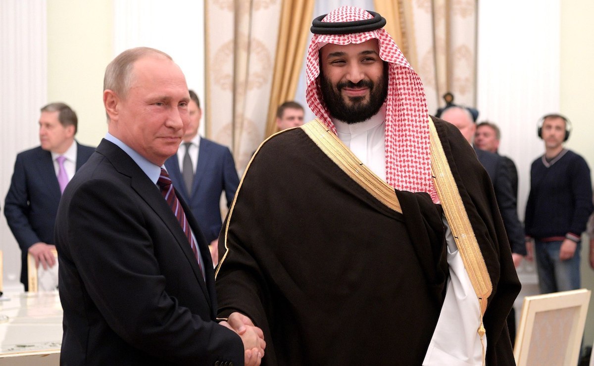 'So how do you dispose of the bodies?' Vlad the invader meets Mohammed the murderous. (Source: The Kremlin via Creative Commons)