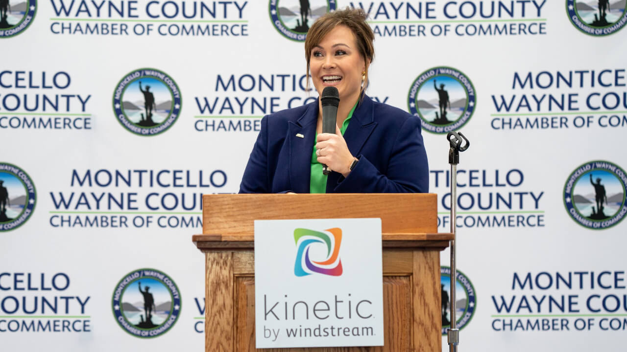 Kentucky Lieutenant Governor Jacqueline Coleman at a Kinetic launch event.   (Source: Kinetic)