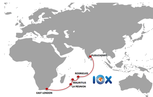 The planned IOX Cable System route.